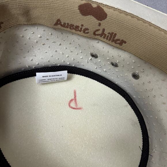 Aussie Chiller Mens XL Golf Outdoors Soakable Packable Faux Suede Braided Band - Picture 9 of 12